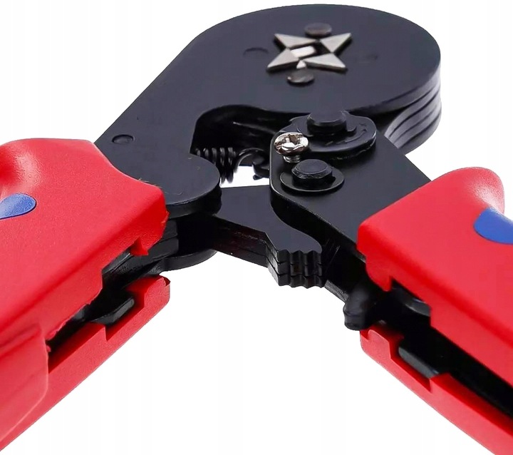 ZACISKARKA PRASKA KONEKTORÓW TULEJEK KOŃCÓWEK KABLI PRZEWODÓW ZESTAW