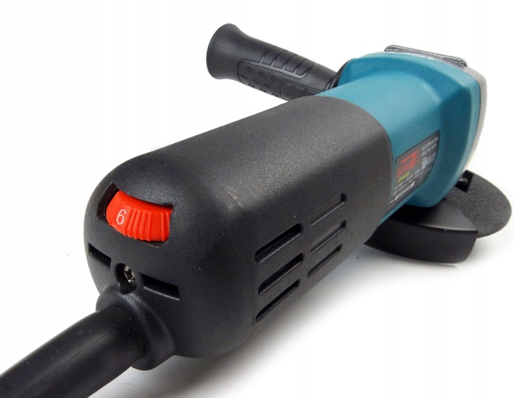 SZLIFIERKA KĄTOWA SIECIOWA 1750 Z REGULACJĄ OBROTÓW I ZESTAWEM TARCZ