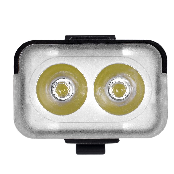 LAMPKA ROWEROWA PRZÓD NA KIEROWNICE ŚWIATŁO LED OŚWIETLENIE ROWER USB VAYOX