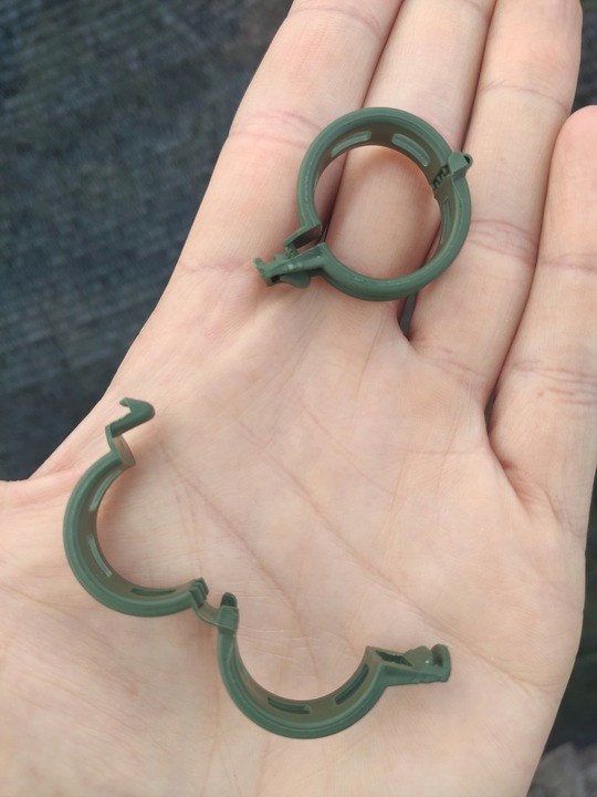 Klipsy do POMIDORÓW Zapinki FASOLI Spinki Pędów Łodyg Uchwyt MOCNE 1000 szt