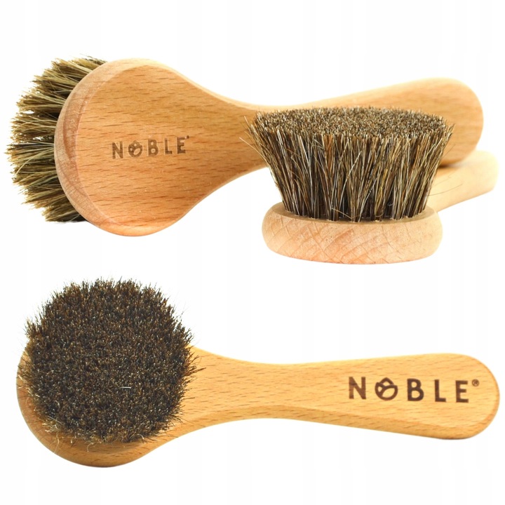 Szczotki Do Masażu Na Sucho 3x Szczotka Do Ciała Biustu i Twarzy Noble