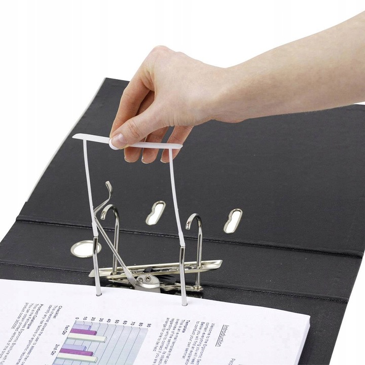 Wąsy archiwizacyjne klipsy 100szt Fellowes