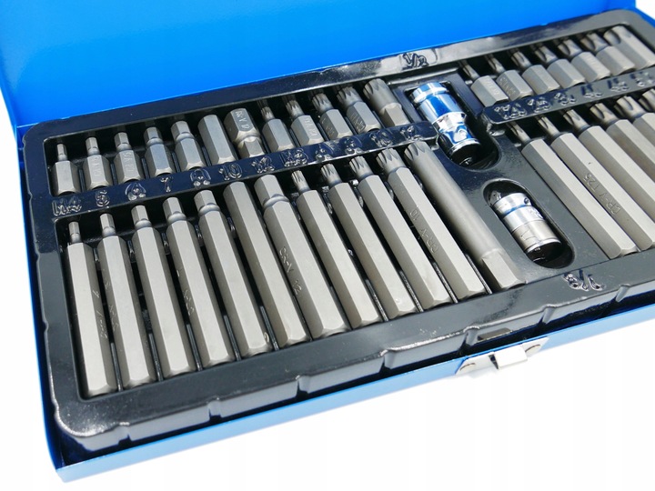 KLUCZE TORX SPLINE IMBUSOWE 40 BITÓW TORXY IMBUSY