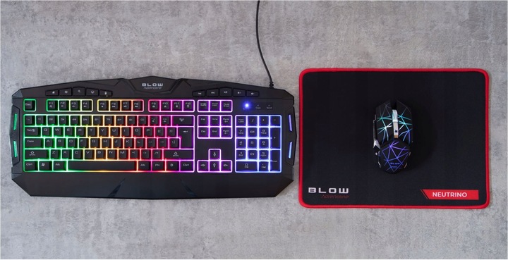 MYSZKA GAMINGOWA DLA GRACZY BEZPRZEWODOWA KOMPUTEROWA MYSZ OPTYCZNA LED RGB