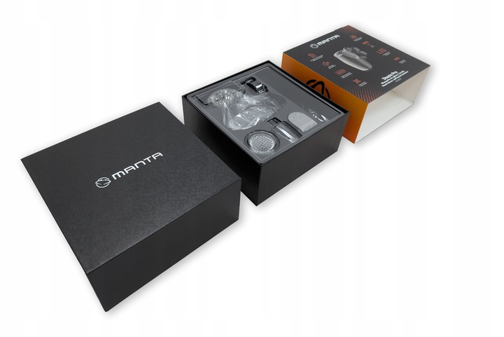 GOLARKA MĘSKA 7 Głowic TRYMER 7D DO GŁOWY BRODY NOSA Tytanowe Ostrza