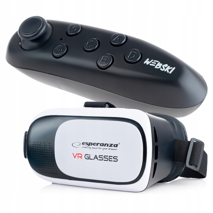 WIRTUALNA RZECZYWISTOŚĆ GOGLE 3D OKULARY VR PILOT