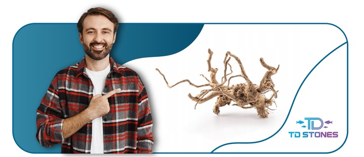 KORZEŃ DO AKWARIUM Red Moor Wood M 30cm OKAZY PREMIUM