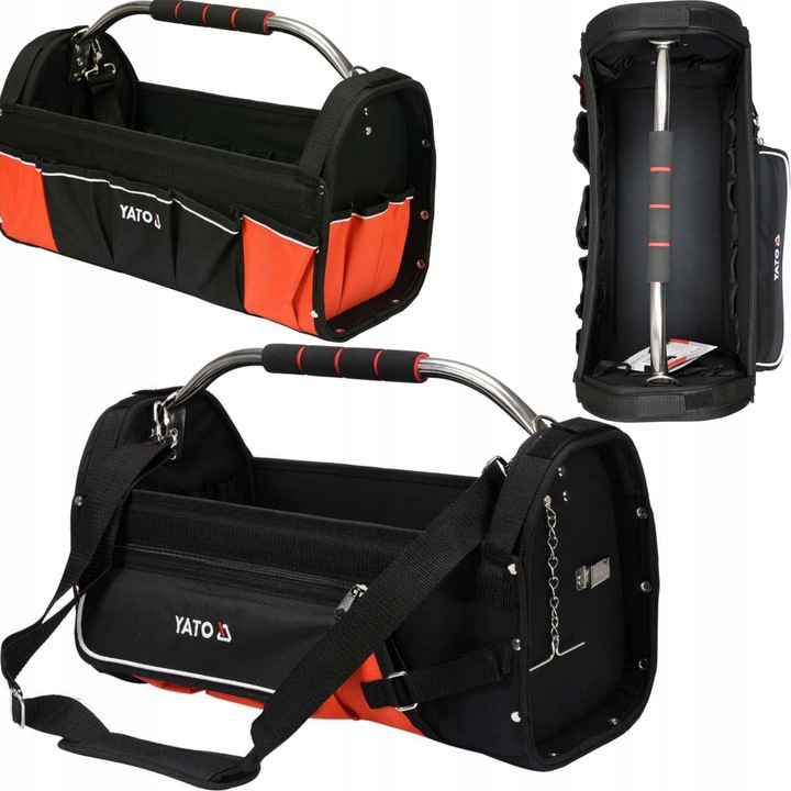 YATO TORBA NARZĘDZIOWA POJEMNIK OTWARTY 11 KIESZENI TECZKA 22"