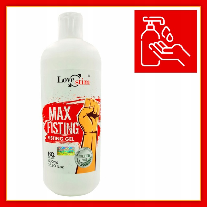 MAX FISTING 500ml ŻEL DO FISTINGU ANAL I WAGINAL