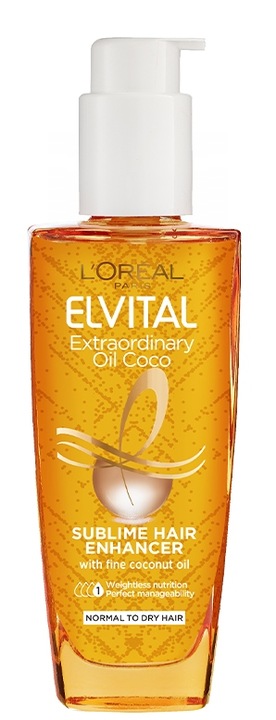 LOREAL ELIKSIR OLEJEK DO WŁOSÓW KOKOSOWY WYGŁADZA I CHRONI ELVITAL OIL COCO