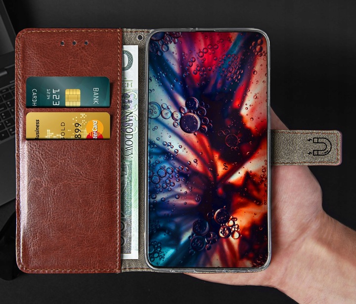 Etui do Infinix Smart 8 / Hot 40i Portfel Vintage Book Case Kolory + SZKŁO