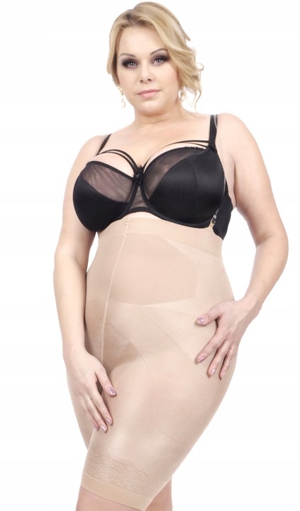 Orirose WYSOKIE Majtki mocno WYSZCZUPLAJĄCE brzuch MODELUJĄCE uda SIZE PLUS
