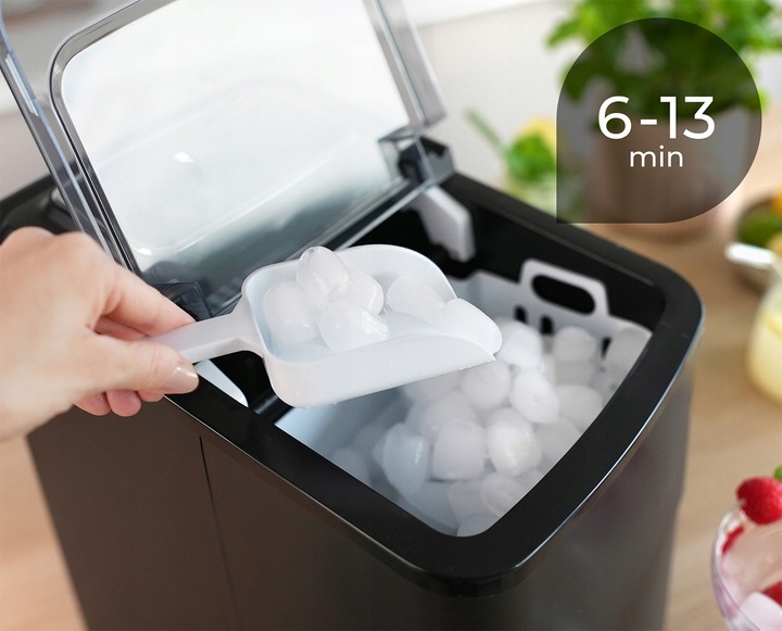 KOSTKARKA DO LODU 12KG DOMOWA MASZYNA DO KOSTEK 160W EKSPRESOWY LÓD