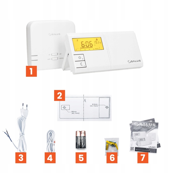 STEROWNIK REGULATOR 091FLRFV2 TERMOSTAT PIECA KOTŁA BEZPRZEWODOWY