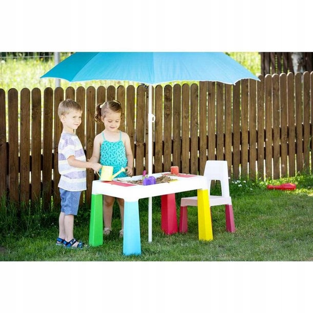 TEGA MEBLE DZIECIĘCE STOLIK 2 KRZESŁA MULTIFUN