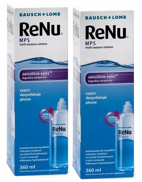 PŁYN DO SOCZEWEK RENU MPS 360ml x 2