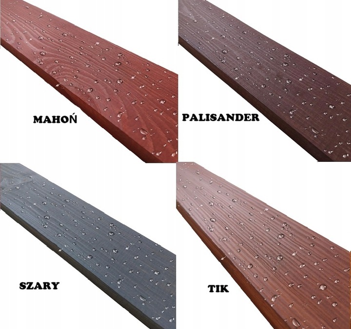 IMPREGNAT farba do drewna 10L Z WOSKAMI 20 KOLORÓW - Najwyższa jakość M&M