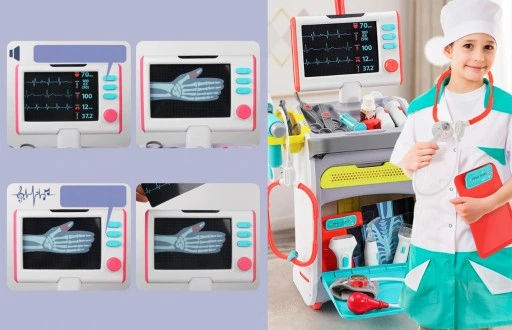 ZESTAW MAŁEGO LEKARZA STACJA MEDYCZNA PIELĘGNIARKA