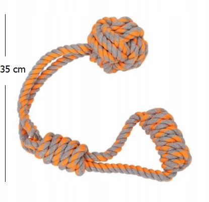 Zestaw 5 zabawek dla DUŻYCH PSÓW szarpak, piłka
