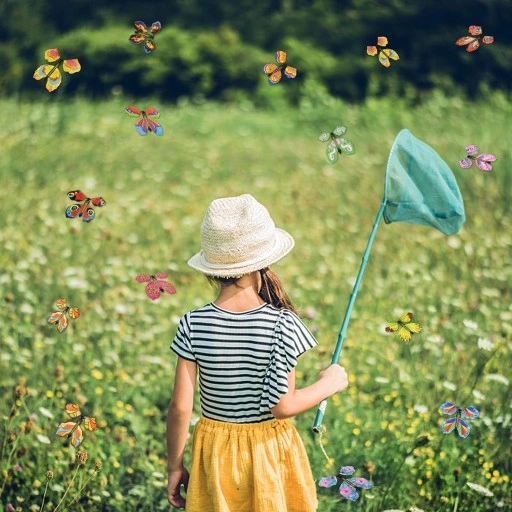 20X NAKRĘCANE LATAJĄCE MOTYLE SZTUCZKA MAGICZNA PREZENT DLA DZIECKA ZABAWA