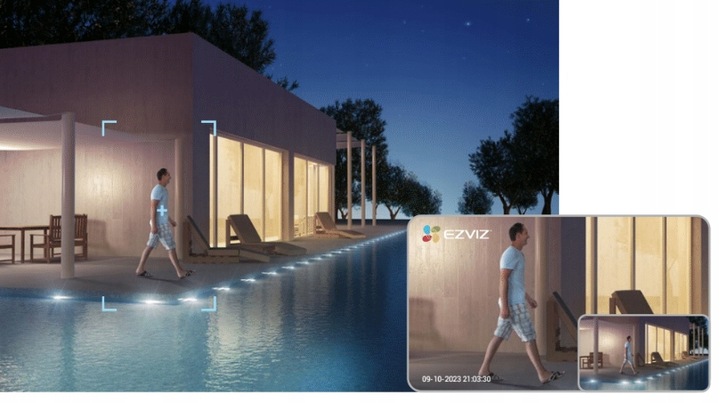 KAMERA ZEWNĘTRZNA IP WIFI 5MPx C8c 3K EZVIZ OŚWIETLACZ DUAL LIGHT