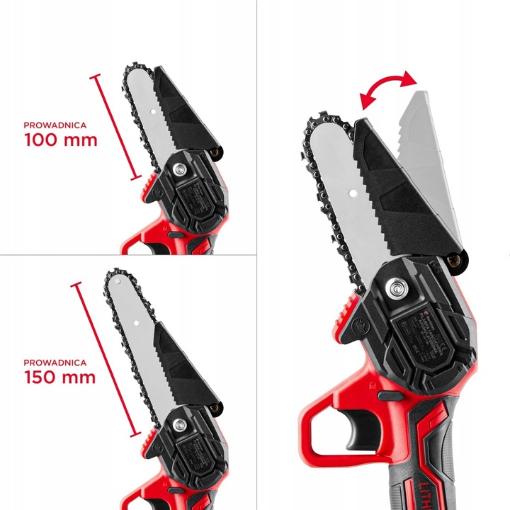 Pilarka Akumulatorowa Z WYSIĘGNIKIEM 2,5m Piła Łańcuchowa 20V 800W 2