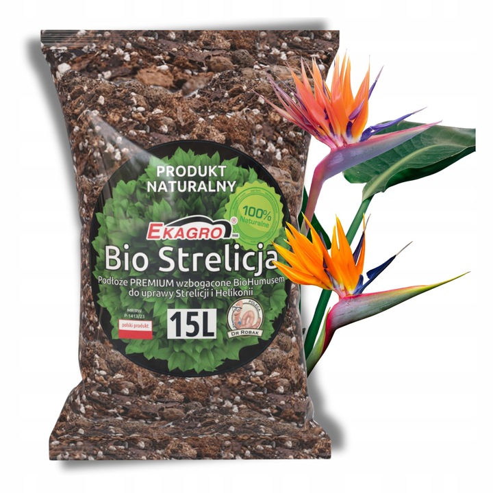 Ziemia do Strelicji i helikonii BIO Bigos Podłoże Premium 15L