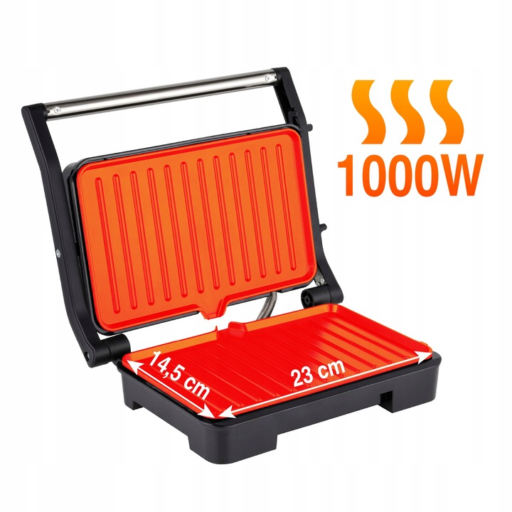 Grill elektryczny opiekacz do kanapek pannini rozkładany GK110 Eldom