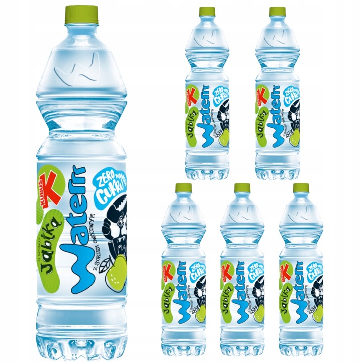 Woda smakowa Kubuś Water napój o smaku jabłka 6x 1,5 l