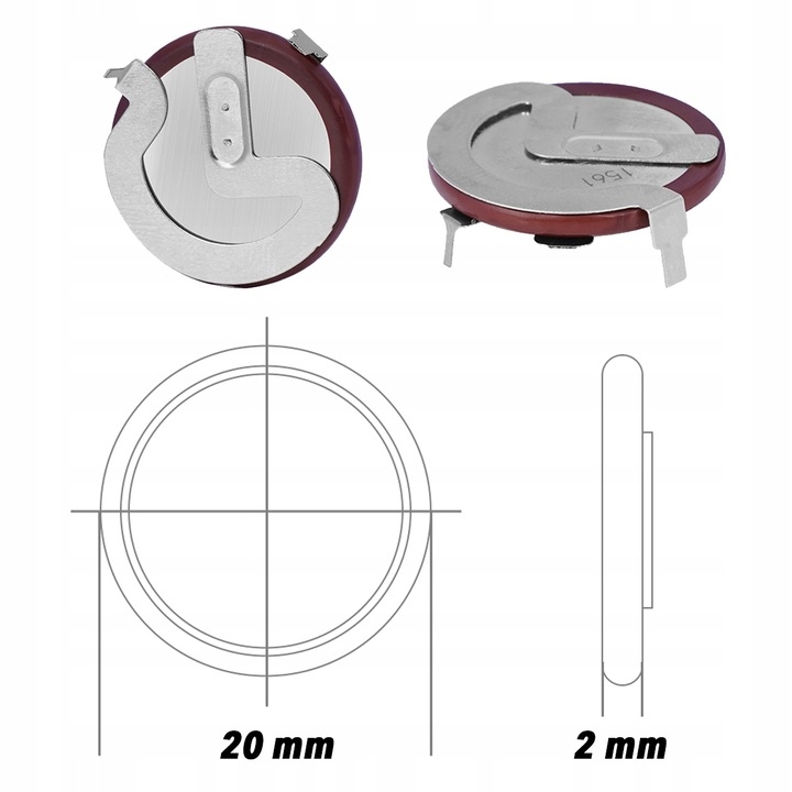Akumulator Bateria VL2020 do kluczyka BMW E39 E46 X3 X5 Mini