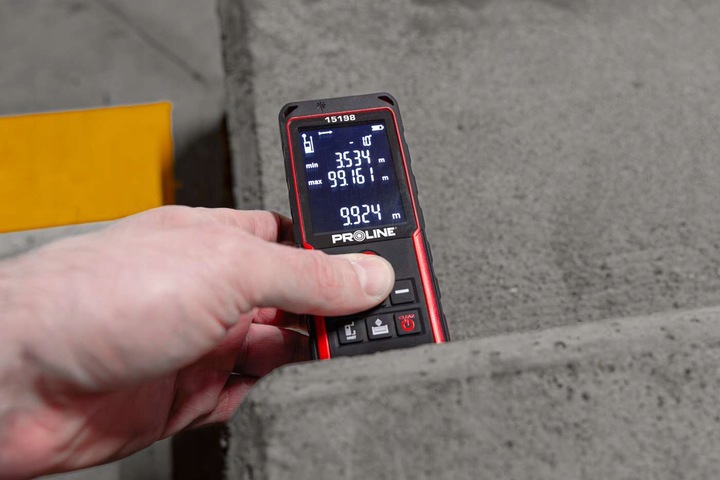Dalmierz laserowy 70M cyfrowy miernik odległości profesjonalny Proline