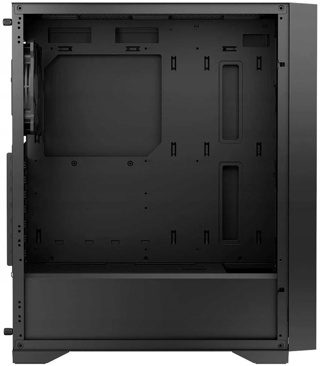 Gamingowa obudowa komputerowa Logic Dart Pro Solid MIDI czarna, bez went.