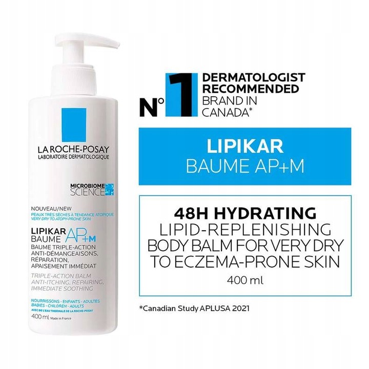 La Roche-Posay Lipikar Baume Ap+m 400 ml balsam do ciała
