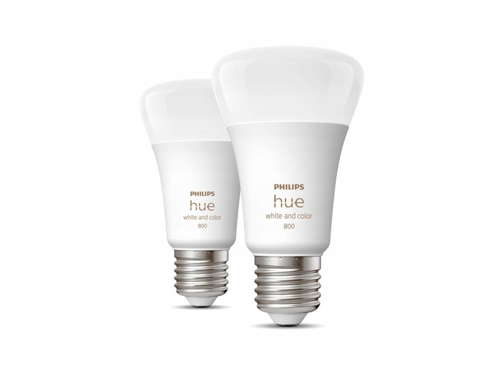 Żarówki Philips Hue color A60 E27 9 W 806 lm 2 szt.