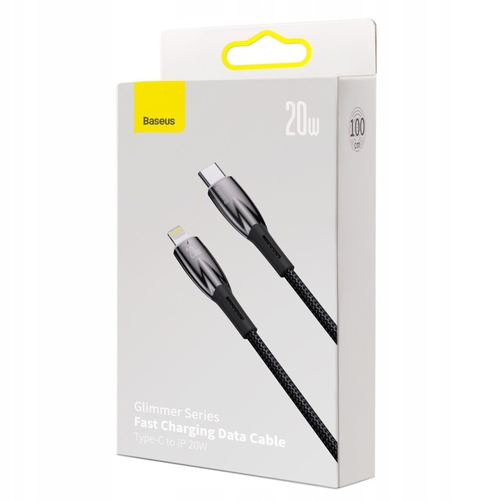 BASEUS KABEL USB-C SZYBKIE ŁADOWANIE PRZEWÓD DO LIGHTNING IPHONE PD 20W 2M