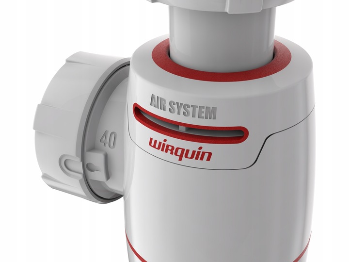 WIRQUIN SYFON UMYWALKOWY BEZ SPUSTU NEO AIR Z NAPOWIETRZANIEM
