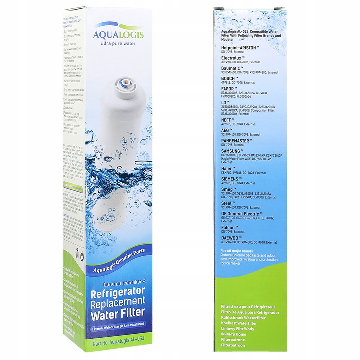 FILTR WODY do lodówki SAMSUNG zamiennik DA29-10105J zewnętrzny na