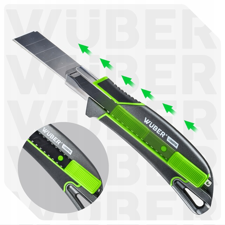 NÓŻ DO TAPET 18MM WYSUWANY TAPECIAK METALOWY ŁAMANE OSTRZE TAPICERSKI