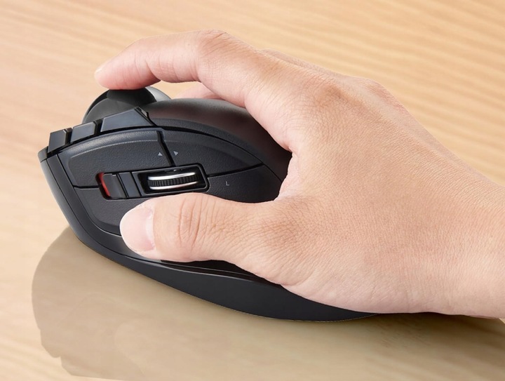 Mysz trackballowa ELECOM DEFT, bezprzewodowa 2,4GHz funkcja 8 przycisków