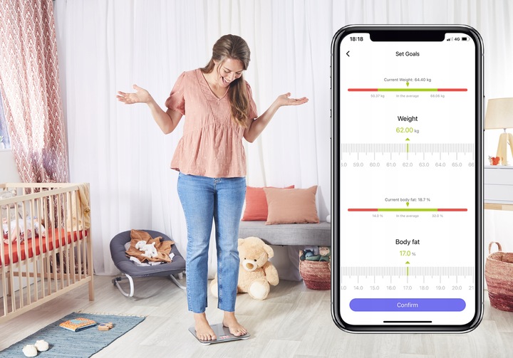 Waga łazienkowa analityczna Tefal Goodvibes BM9600 BMI pomiar tłuszczu