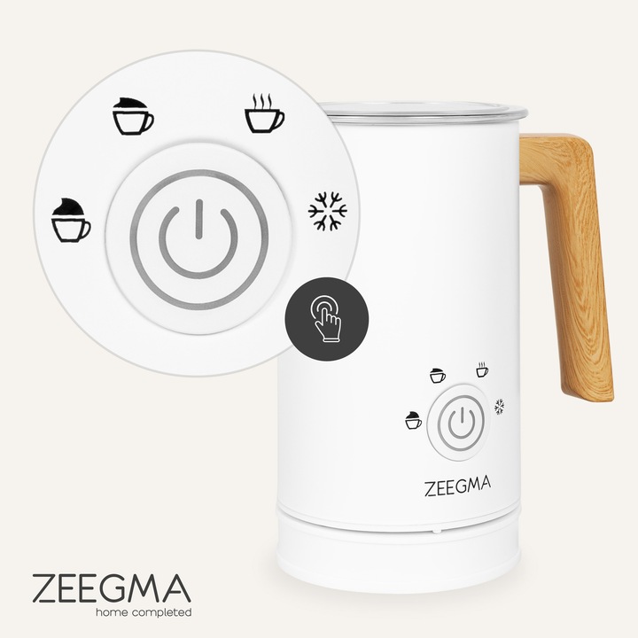 ELEKTRYCZNY SPIENIACZ do mleka Podgrzewacz KAWY PIANY LATTE BIAŁY 240ml