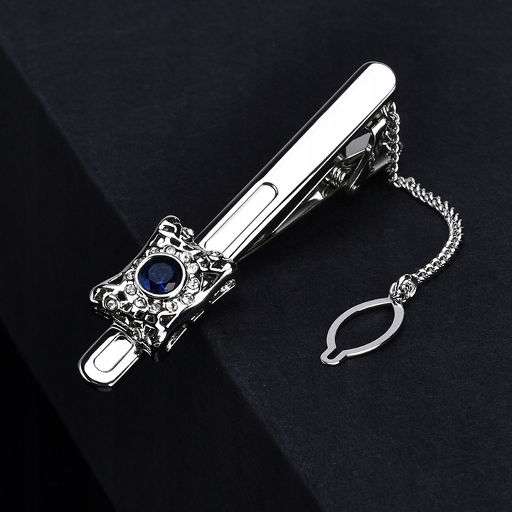 SPINKA KLIPS do KRAWATA austriacki KRYSZTAŁ ELEGANCKI PREZENT DLA NIEGO