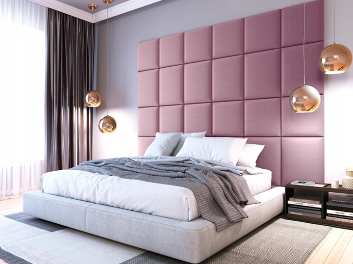 60x40 PANELE ŚCIENNE TAPICEROWANE WEZGŁOWIE panel tapicerowany tkanina