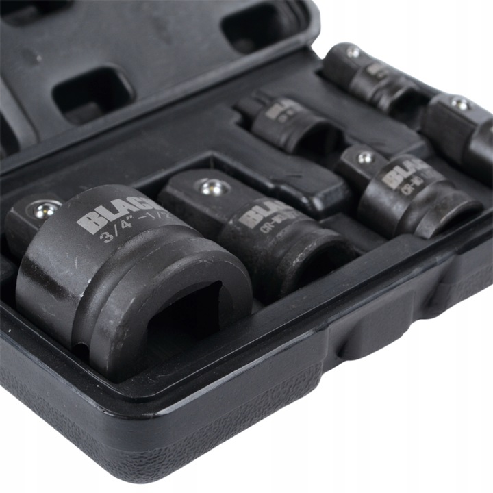 REDUKCJE ADAPTERY REDUKCYJNE 1/2 1/4 3/8 3/4 8szt BLACK