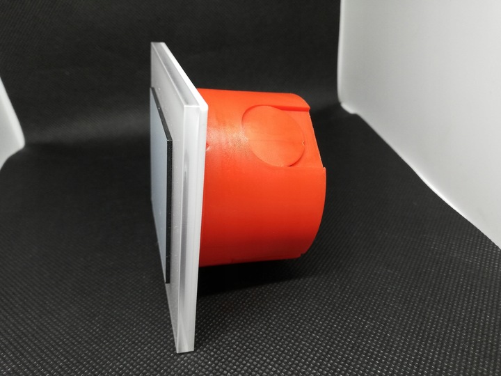 Lampki schodowe z CZUJNIKIEM RUCHU zmierzchu 230v 2W LED Z CZARNA ZIMNA