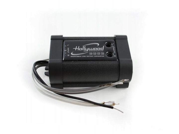 KONWERTER SYGNAŁU RCA HIGH LOW Hi-Low HOLLYWOOD HLC-2 Z REGULACJĄ