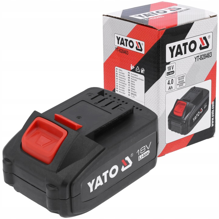 YATO AKUMULATOR 18V LI-ION 4,0AH BATERIA DO ELEKTRONARZĘDZI SYSTEMU 18V