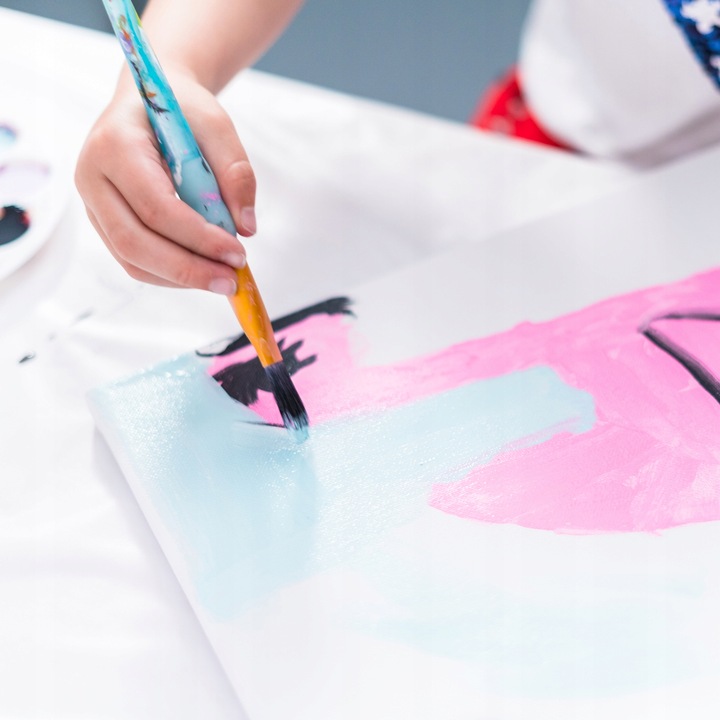 Farby Akrylowe Duży Zestaw Farb Farba Akrylowa 12 Kolorów po 100 ml = 1200