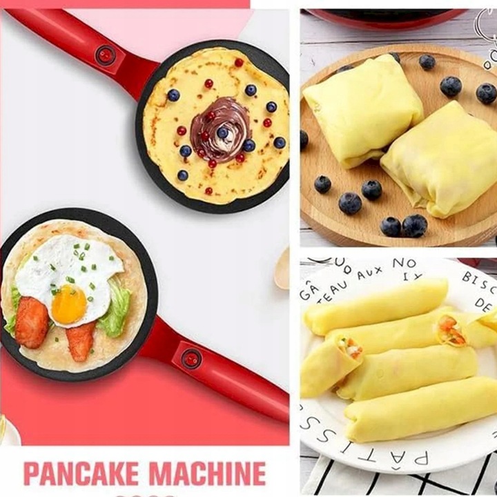 NALEŚNIKARKA ELEKTRYCZNA SZYBKA PATELNIA DO NALEŚNIKÓW BEZ UŻYCIA