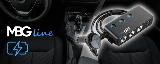 ROZDZIELACZ GNIAZDA ZAPALNICZKI 12-24V 4xUSB QC PD